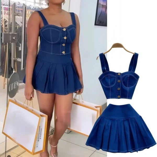 Denim Woman 2 Piece Set
