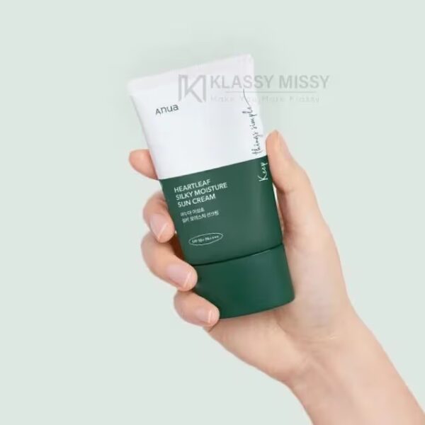 Anua Heartleaf Silky Moisture Sun Cream 50m